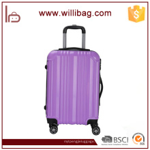 Bolso morado de la cabina del viaje de la maleta de la carretilla de la promoción